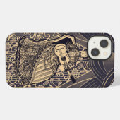 Dame mit Gitarre iPhone Hülle (Rückseite (Horizontal))