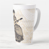 Dame mit Gitarre Milchtasse (Rechte Ecke)