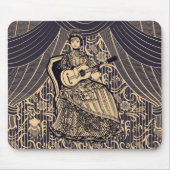 Dame mit Gitarre Mousepad (Vorne)