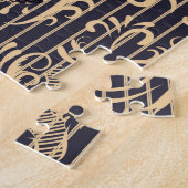 Dame mit Gitarre Puzzle (Seite)