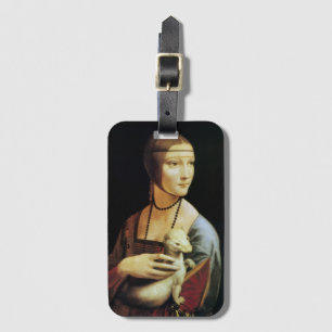 Dame mit Hermelin von Leonardo da Vinci Gepäckanhänger
