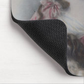 Dame mit ihrem Kavalier Mousepad (Ecke)