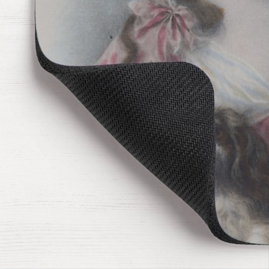 Dame mit ihrem Kavalier Mousepad (Ecke)