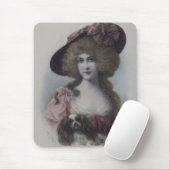 Dame mit ihrem Kavalier Mousepad (Mit Mouse)