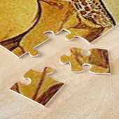 Dame mit Lilien, Jugendstil Puzzle (Seite)