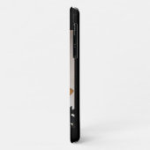 DAME MIT ROTEM ROSENMONOGRAMM Case-Mate iPhone HÜLLE (Hinten/Links)