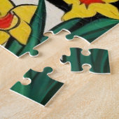 Dame mit schwarzer Katze Puzzle (Seite)