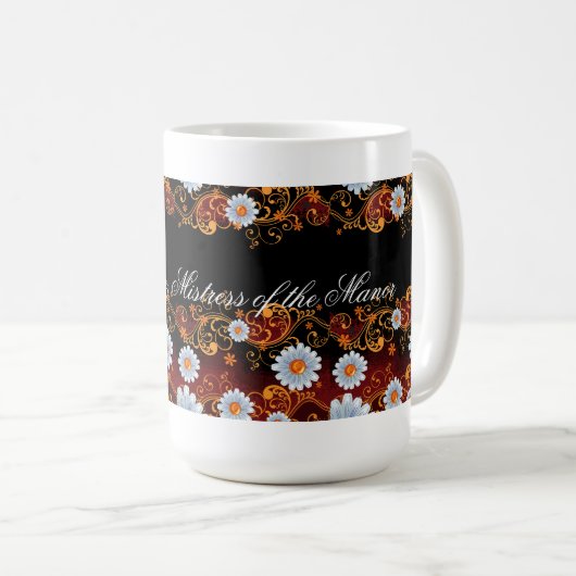 Dame Name Mistress der Landsitz-Schale Kaffeetasse (VorderseiteRechts)