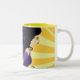 Dame Night Zweifarbige Tasse