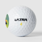 Dame oben golfball (Logo)