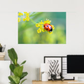 Dame oben poster (Heimbüro)