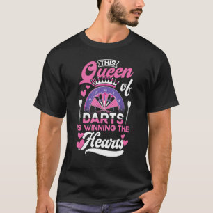 Dame of Darts Winning the Hearts Dartboard 180 Wo T-Shirt