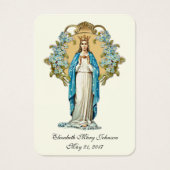 Dame of Knock Baptisse Christening Remembrance Car (Vorderseite)