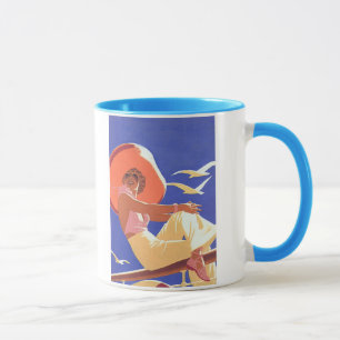 Dame On eine Kreuzfahrt Tasse