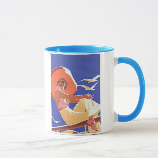 Dame On eine Kreuzfahrt Tasse (Rechts)
