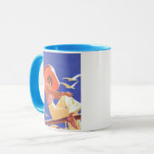 Dame On eine Kreuzfahrt Tasse (Vorderseite Links)