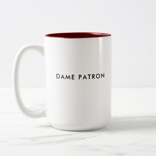 Dame Patron | Boss Lady | Tasse für den französisc (Links)