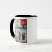 Dame Philosophy führt Boethius im Flug Tasse (Vorderseite Links)