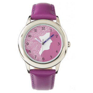 Dame Pink - nummeriert Armbanduhr