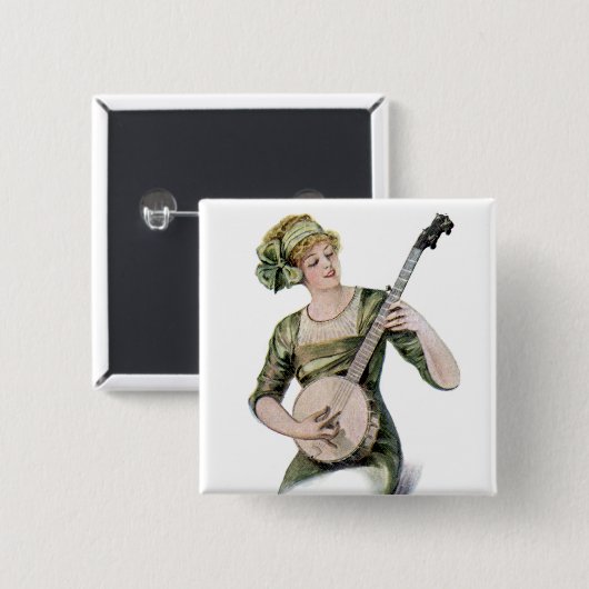 Dame Player Button (Vorne & Hinten)