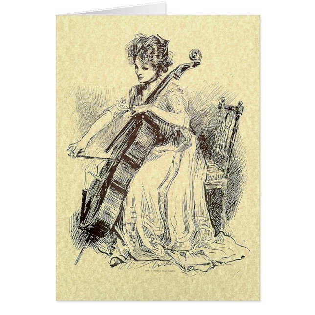 Dame Playing Cello (Vorne)