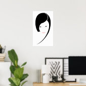 Dame Poster (Heimbüro)