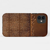 Dame prägeartiges Leder Case-Mate iPhone Hülle (Rückseite (Horizontal))