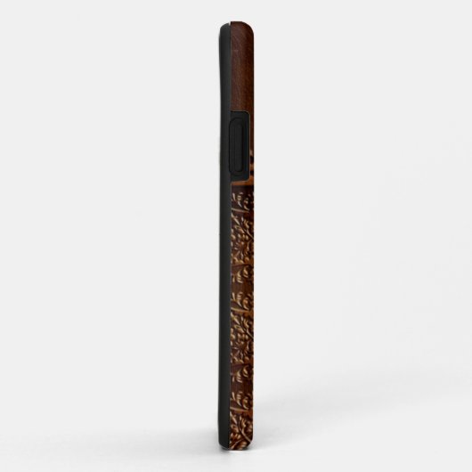 Dame prägeartiges Leder Case-Mate iPhone Hülle (Hinten/Rechts)