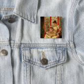Dame Reading Button (Beispiel)