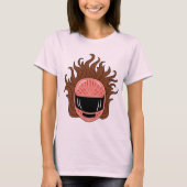Dame Rider - Rosa T-Shirt (Vorderseite)