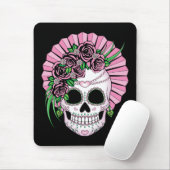 Dame Sugar Skull Mousepad (Mit Mouse)