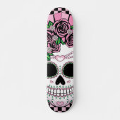 Dame Sugar Skull Skateboard (Vorne)