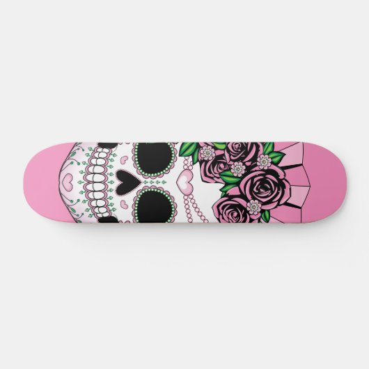 Dame Sugar Skull Skateboard (Horizontal)