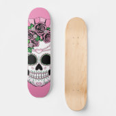Dame Sugar Skull Skateboard (Vorderseite)