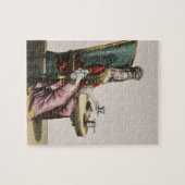 Dame Taking Coffee, Modegeck, c.1695 (engravi Puzzle (Horizontal)