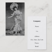 Dame Time Visitenkarte (Vorne/Hinten)