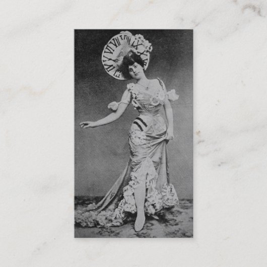 Dame Time Visitenkarte (Vorderseite)