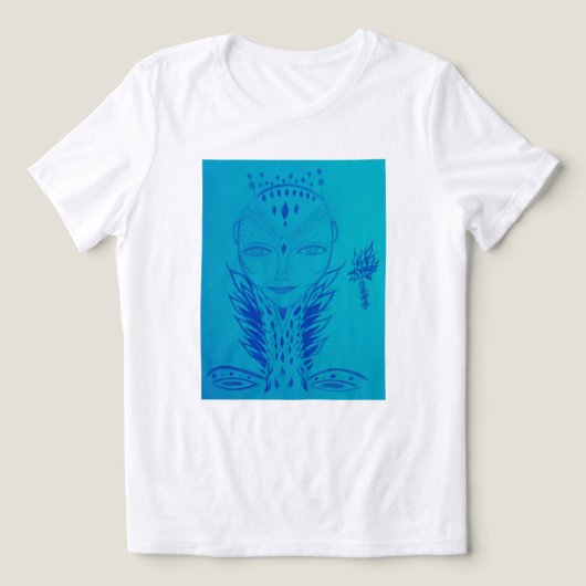 Dame Tri-Blend Shirt (Design Vorderseite)