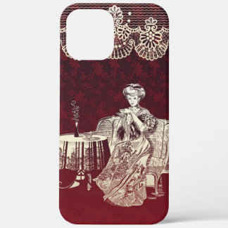 Dame trinkt Tee iPhone 12 Pro Max Hülle