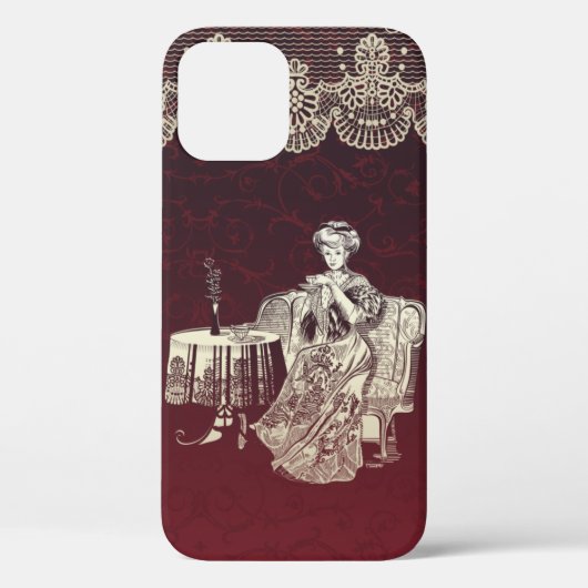 Dame trinkt Tee Case-Mate iPhone Hülle (Rückseite)