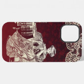 Dame trinkt Tee iPhone Hülle (Rückseite (Horizontal))