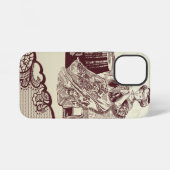 Dame trinkt Tee iPhone Hülle (Rückseite (Horizontal))