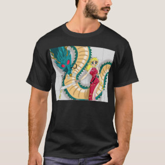 Dame und der Drache T-Shirt