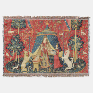 DAME UND EICHHORN Löwe,Fantasy Blumen,Tiere Decke