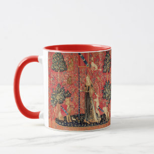 DAME UND EINHORN Löwe,Fantasy Blumen,Tiere Tasse