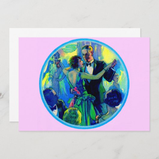 Dame und Gentleman der 1920er Jahre auf der Tanzfl (Vorne/Hinten)