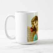 Dame und Tennis Kaffeetasse (Links)