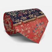 Dame und Unicorn mittelalterlicher Geruch Krawatte (Gerollt)