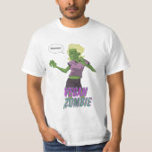 Dame Vegan Zombie T-Shirt (Vorderseite)