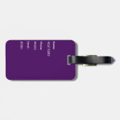 Dame von allem Gepäckanhänger (Rückseite horizontal)